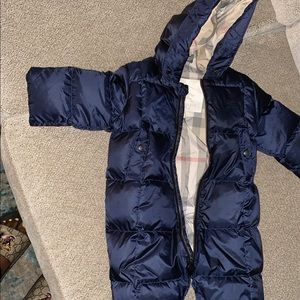 Infant Burberry snowsuit